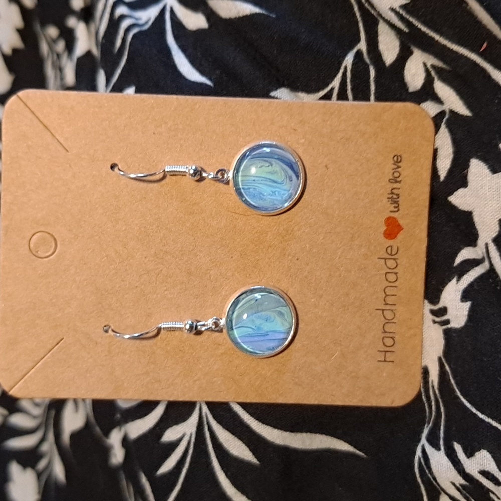 Abstract Drop Earrings